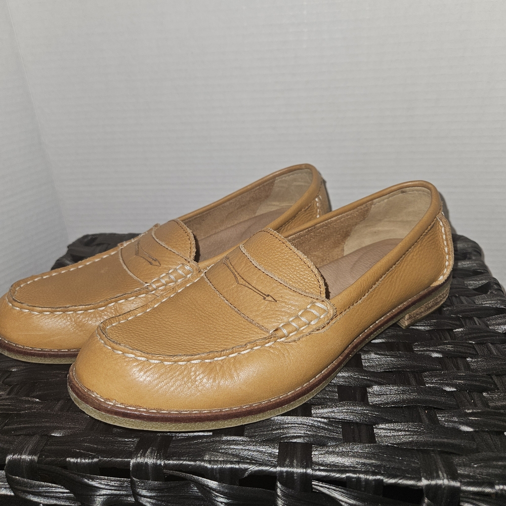 Sperry Light Brown Leather Loafers